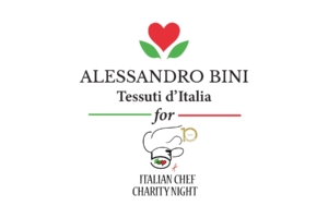 Alessandro Bini Tessuti d’Italia for Italian Chef Charity Night 2026